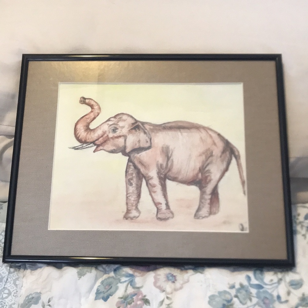 🌸NEW🌸 Elephant Framed Artwork